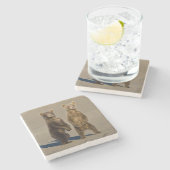 USA. Alaska. Bärenjungen Steinuntersetzer (Seitenansicht)