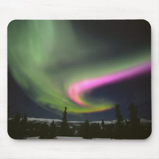 USA, Alaska, Chena Hot Springs. Aurora 2 Mousepad (Vorne)