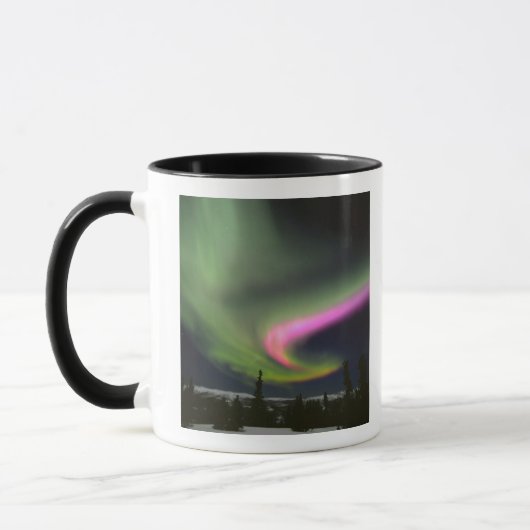 USA, Alaska, Chena Hot Springs. Aurora 2 Tasse (Links)