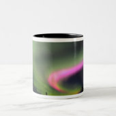 USA, Alaska, Chena Hot Springs. Aurora 2 Zweifarbige Tasse (Mittel)