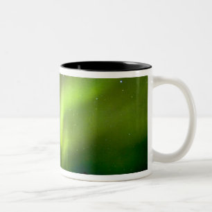 USA, Alaska, Chena Hot Springs.Aurora 3 Zweifarbige Tasse
