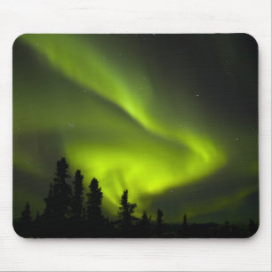 USA, Alaska, Chena Hot Springs. Aurora Borealis 2 Mousepad