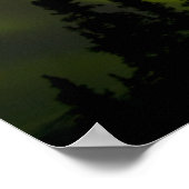 USA, Alaska, Chena Hot Springs. Aurora Borealis 2 Poster (Ecke)
