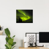USA, Alaska, Chena Hot Springs. Aurora Borealis 2 Poster (Heimbüro)