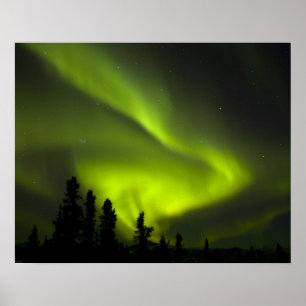 USA, Alaska, Chena Hot Springs. Aurora Borealis 2 Poster