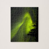 USA, Alaska, Chena Hot Springs. Aurora Borealis 2 Puzzle (Vertikal)