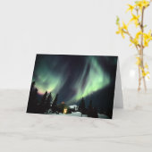 USA, Alaska, Chena Hot Springs.Aurora Karte (Gelbe Blume)