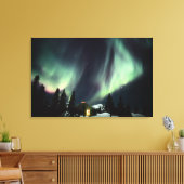 USA, Alaska, Chena Hot Springs. Aurora Leinwanddruck (Insitu (Wohnzimmer))