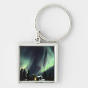 USA, Alaska, Chena Hot Springs. Aurora Schlüsselanhänger