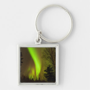 USA, Alaska, Chena Hot Springs. Aurora-Sicht Schlüsselanhänger