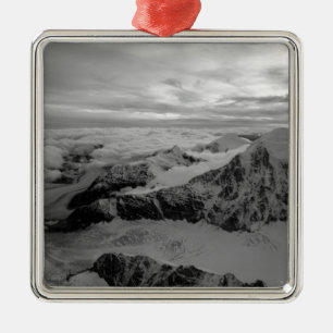 USA, Alaska, Denali-Nationalpark, Luftansicht 2 Silbernes Ornament