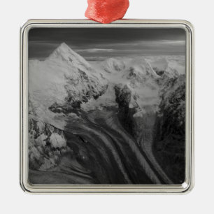 USA, Alaska, Denali-Nationalpark, Luftansicht 3 Silbernes Ornament
