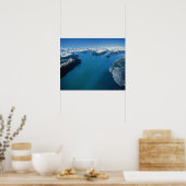 USA, Alaska, Glacier Bay National Park, Luftansich Poster (Küche)