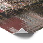 USA, Alaska, Ketchikan, Creek Street, Downtown Poster (Ecke)