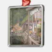 USA, Alaska, Ketchikan, Creek Street, Innenstadt Ornament Aus Metall (Links)