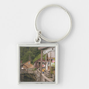 USA, Alaska, Ketchikan, Creek Street, Innenstadt Schlüsselanhänger