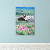 USA, Alaska, Nationalpark Denali, Karibik Leinwanddruck (Insitu (Holzboden))