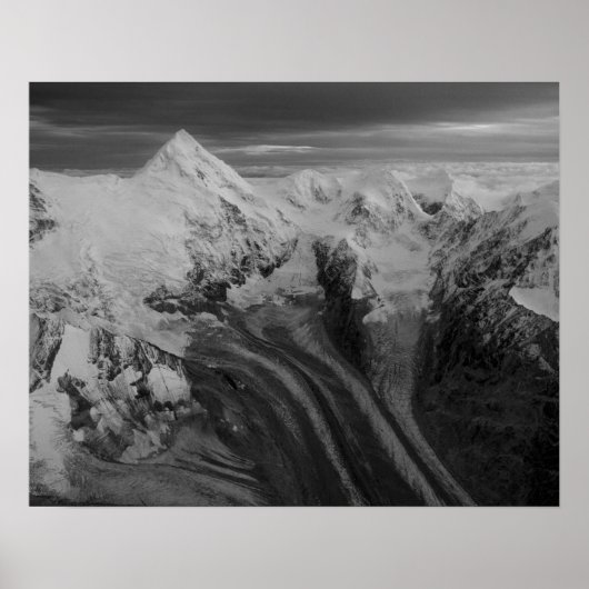 USA, Alaska, Nationalpark Denali, Luftbild 3 Poster (Vorne)