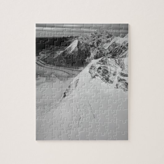 USA, Alaska, Nationalpark Denali, Luftsicht Puzzle (Vertikal)