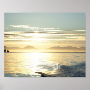 USA, Alaska, Südosten bei Ketchikan, Sonnenunterga Poster