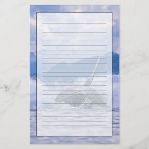 USA, Alaska, Tongass National Forest, Buckelwal Briefpapier