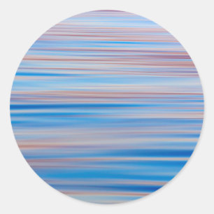 USA, Alaska. Wasser abstrakt bei Sonnenuntergang Runder Aufkleber