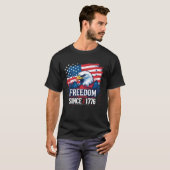 USA All Day | Patriotischer 4. Juli T - Shirt | Am (Vorne ganz)