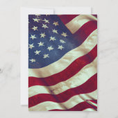 USA Amer Flag Patriotic Christlich Bible Wedding Einladung (Rückseite)