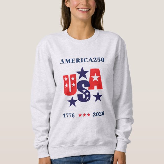 USA America250 Independence Day Sweatshirt (Vorderseite)