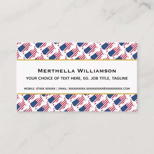 USA AMERICA Christlich Scripture John 3:16 Visitenkarte (Vorderseite)