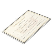 USA America Crown Certificates-Award Notizblock (angewinkelt)