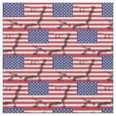 USA AMERICA Flag Map Kontur Stoff (Nahaufnahme)