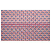 USA AMERICA Flag Map Kontur Stoff (Fat Quarter (45,7 x 55,9 cm))