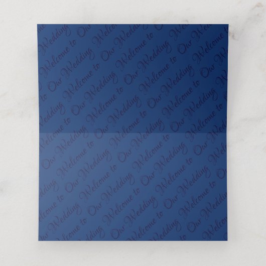 USA AMERICA Maßgeschneiderte Hochzeitsfeier Platzkarte (Innenseite Aufgefaltet)