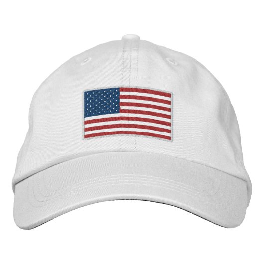 USA America Patriotic Bestickte Kappe (Vorderseite)