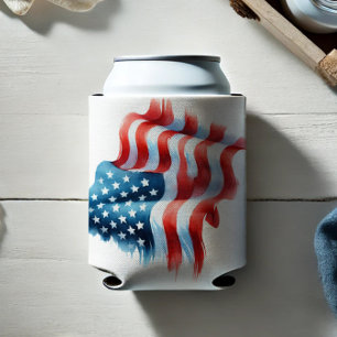 USA-Americaflagge Sterne & Streifen Dosenkühler