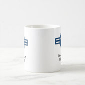 USA American Badass Blue Kaffeetasse (Mittel)