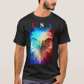 USA American Bald Eagle T-Shirt (Vorderseite)