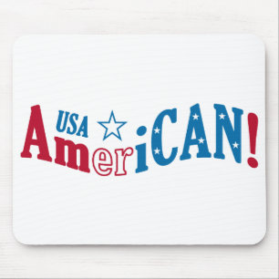 USA AmeriCAN! Custom Mousepad