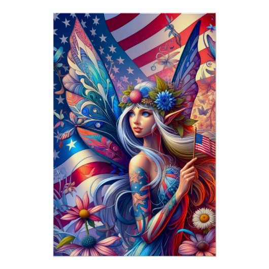 USA American Fairy Poster (Vorderseite)
