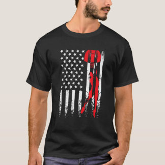 USA American Flag Basketball Dunk Lover 4. Juli T-Shirt