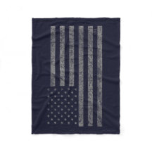 USA American Flag Blue Grunge mit Name