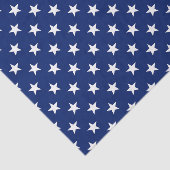 USA American Flag Blue White Stars Patriotic Seidenpapier (Ausschnitt)