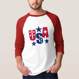 USA American Flag Colors T-Shirt