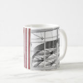 USA American Flag DEN Airport Architecture Cool Kaffeetasse (VorderseiteRechts)