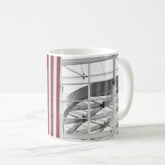 USA American Flag DEN Airport Architecture Cool Kaffeetasse (VorderseiteRechts)