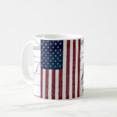 USA American Flag DEN Airport Architecture Cool Kaffeetasse (Vorderseite Links)