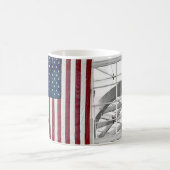 USA American Flag DEN Airport Architecture Cool Kaffeetasse (Mittel)