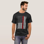 USA American Flag Drop Loads Turck Driver Trucker T-Shirt (Vorne ganz)