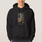 USA American Flag Fantasy Football Dad 1 Hoodie (Vorderseite)